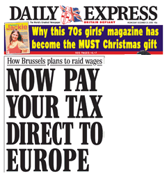 EU plans to tax us directly