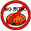 No To Euro Logo